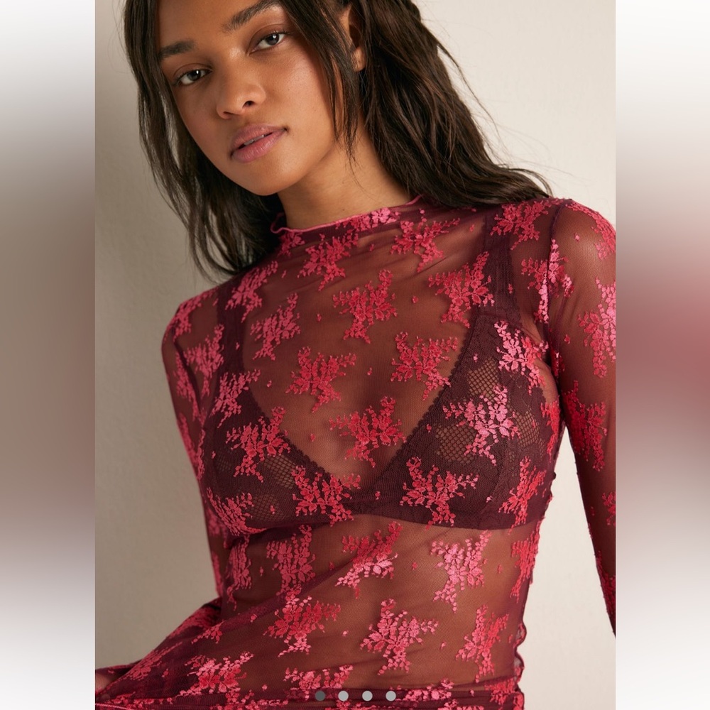 NWOT Free People lux layering top